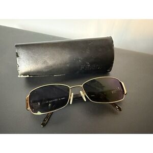 Authentic Vintage Fendi F607RI Square Glasses Frame for Women